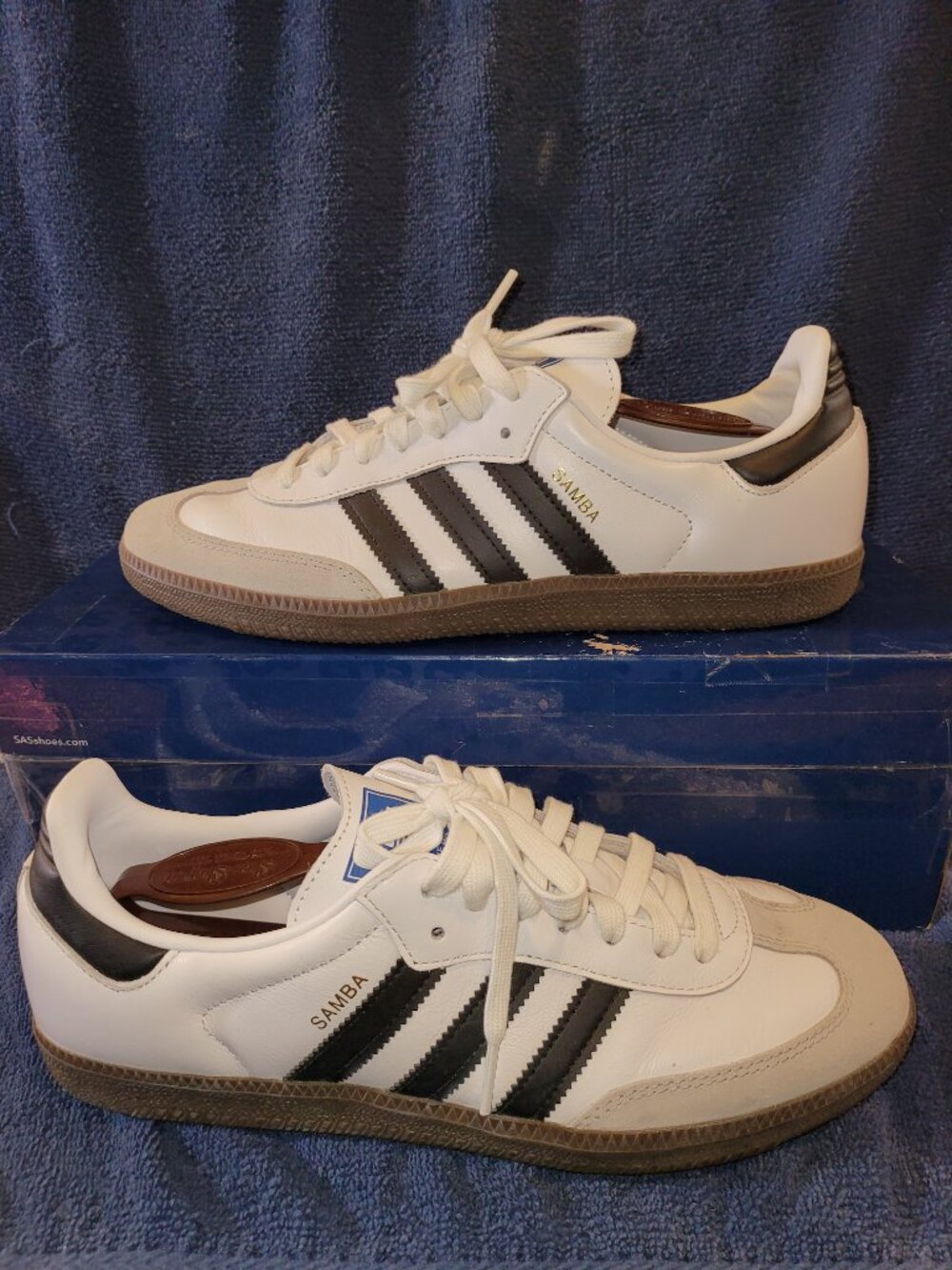 Adidas Women's Samba OG IG9030 White / Black Casual Shoes Sneakers Size 10.5